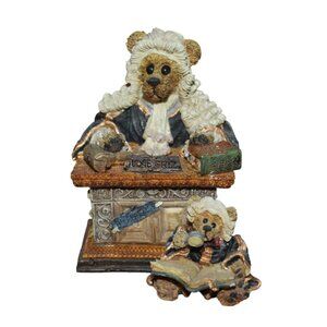 Boyds Bears Judge Griz Hissonah Figurine Court Justice #228303 Vintage 1997